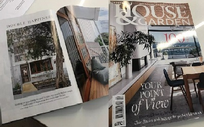 Bondi Beach Duplex Project featured in House & Garden Mag