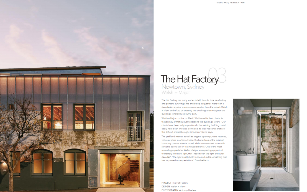 Hat Factory Project featured in EST Living Digital Magazine